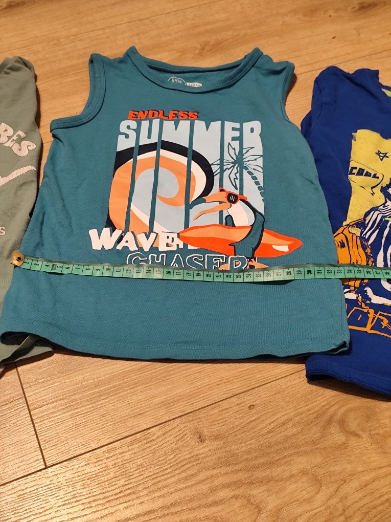 5 koszulek na krótki rękaw r 122/128