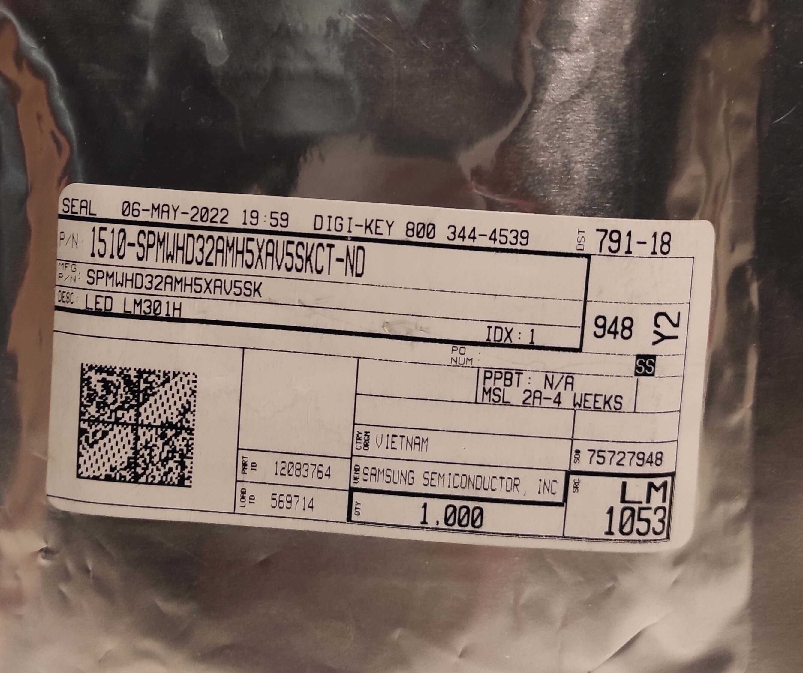 Топові світлодіоди для рослин LM301H, LH351H, UV, SSL150 730nm