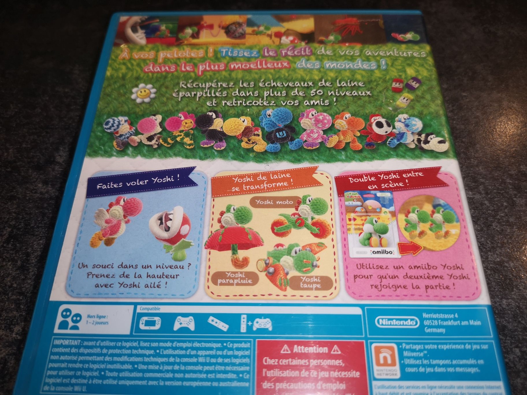 Yoshis Woolly World WII U Nintendo gra ANG (stan bdb) sklep