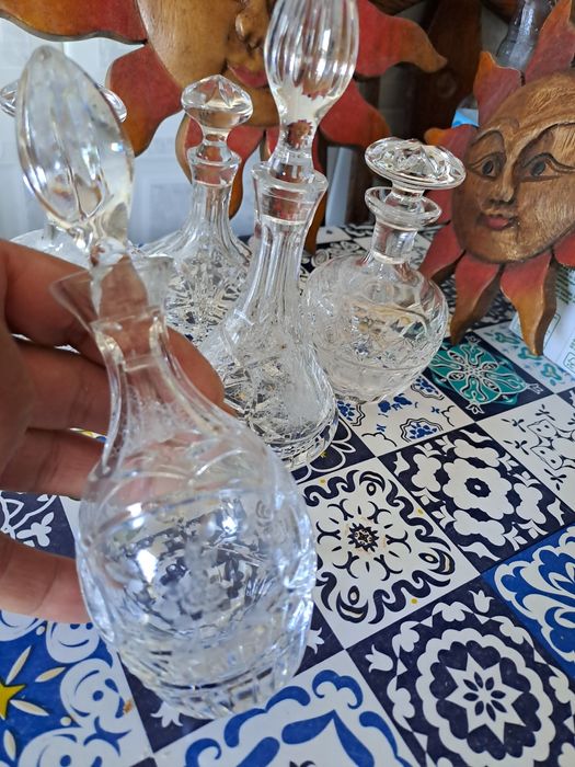 Frascos de perfume cristal