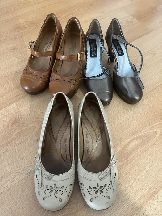 Conjunto de 3 pares de sapatos de senhora