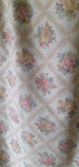 Zaslony długie bawełniane kwiaty