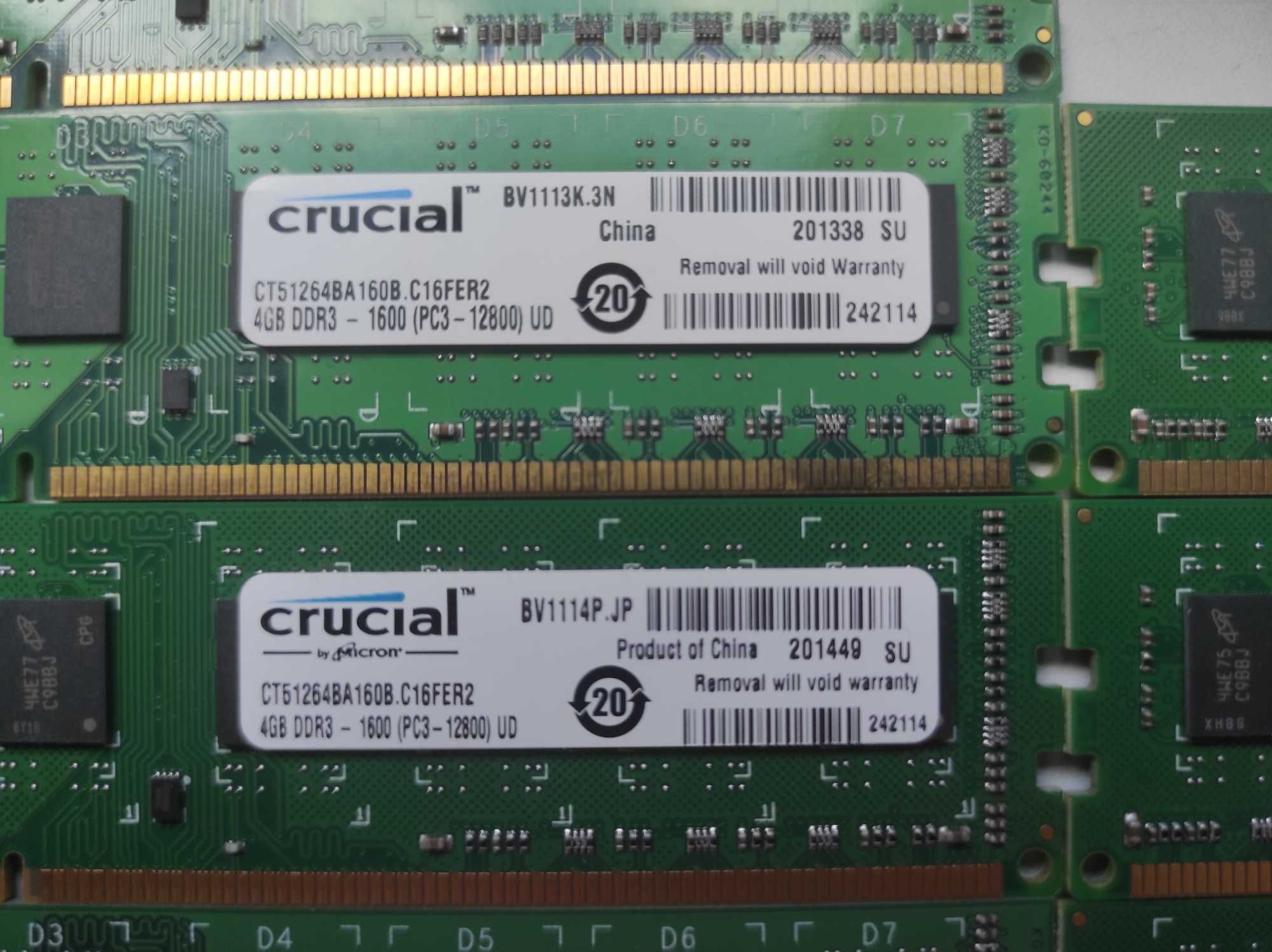Pamięć RAM DDR3 4GB Różne rodzaje (cena za 1 szt.)