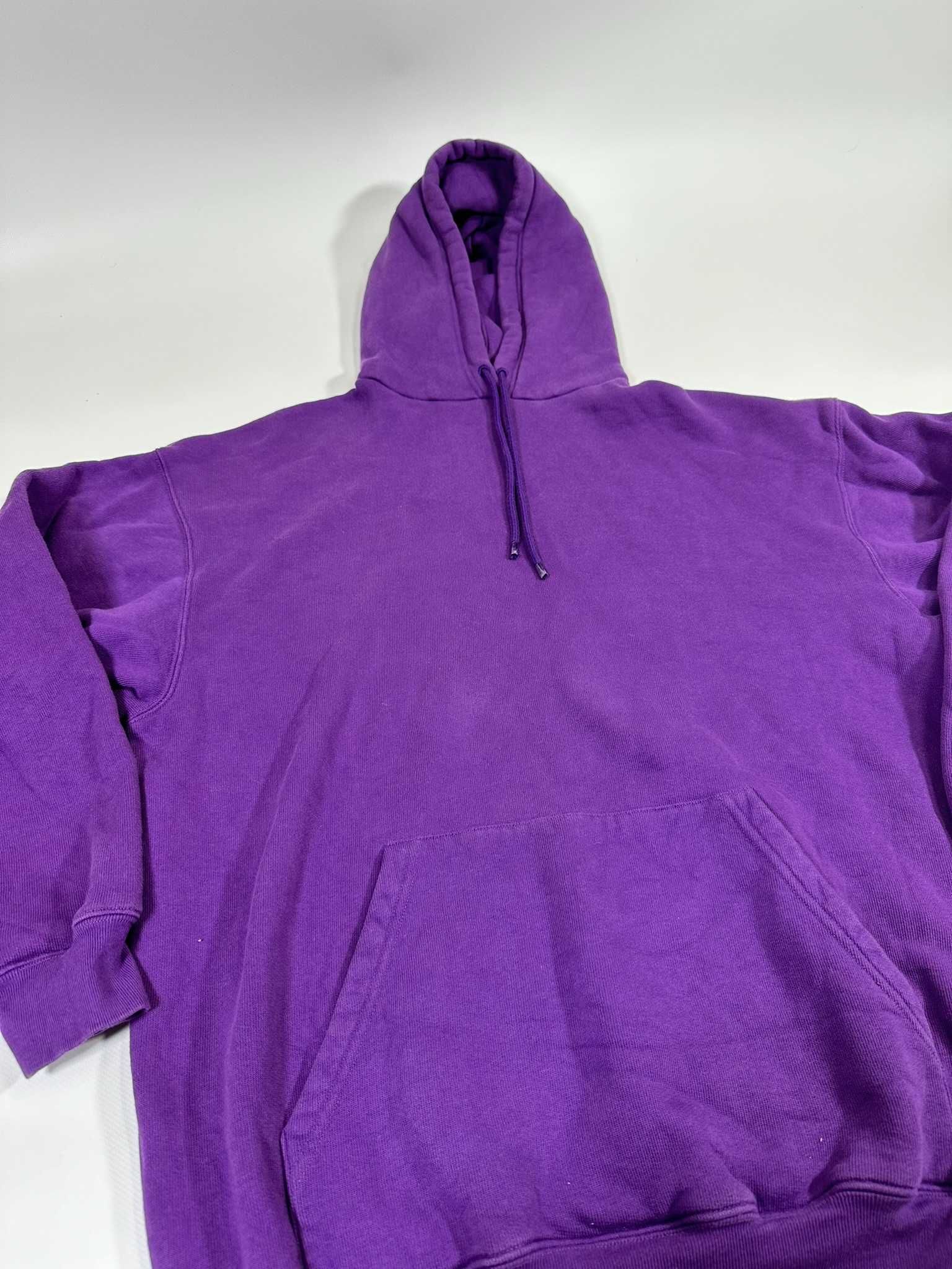 Oryginalna Bluza Balenciaga Hoodie Fioletowa Back Logo