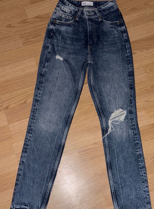 Джинсы зара zara мом скини