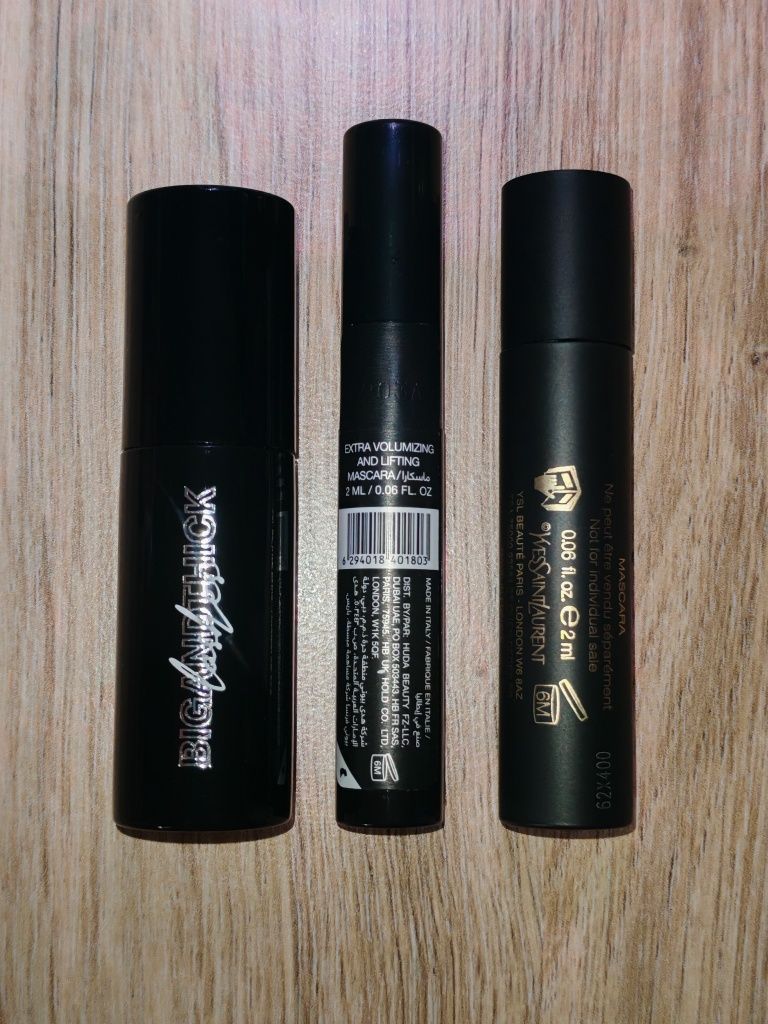 Zestaw tusz maskara do rzęs Douglas Sephora Mesauda Huda Beauty YSL