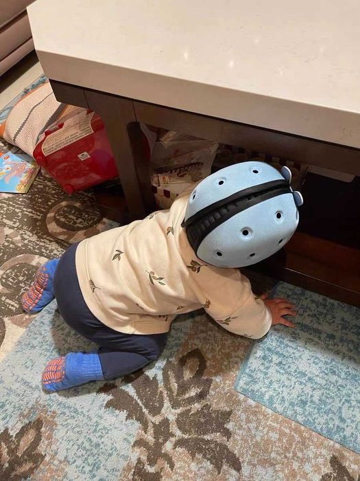 KASK DLA NIEMOWLĄT do nauki chodzenia raczkowania zabawy od 6 msc