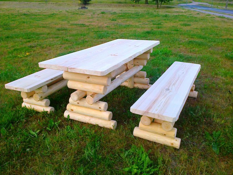 Meble ogrodowe barowe drewniane z drewna. Transport 200 ZŁ