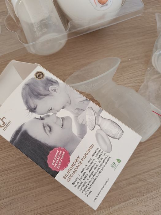 Laktator Canpol easy start, kolektor pokarmu, butelka calma medela