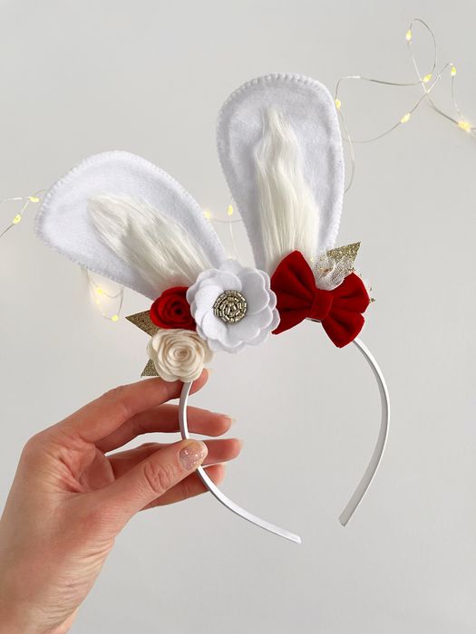 Обруч вушка зайчика заколки зайка костюм на свято в садочок