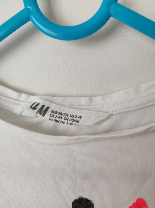 Bluzka z krótkim rękawem H&M 98/104 rower