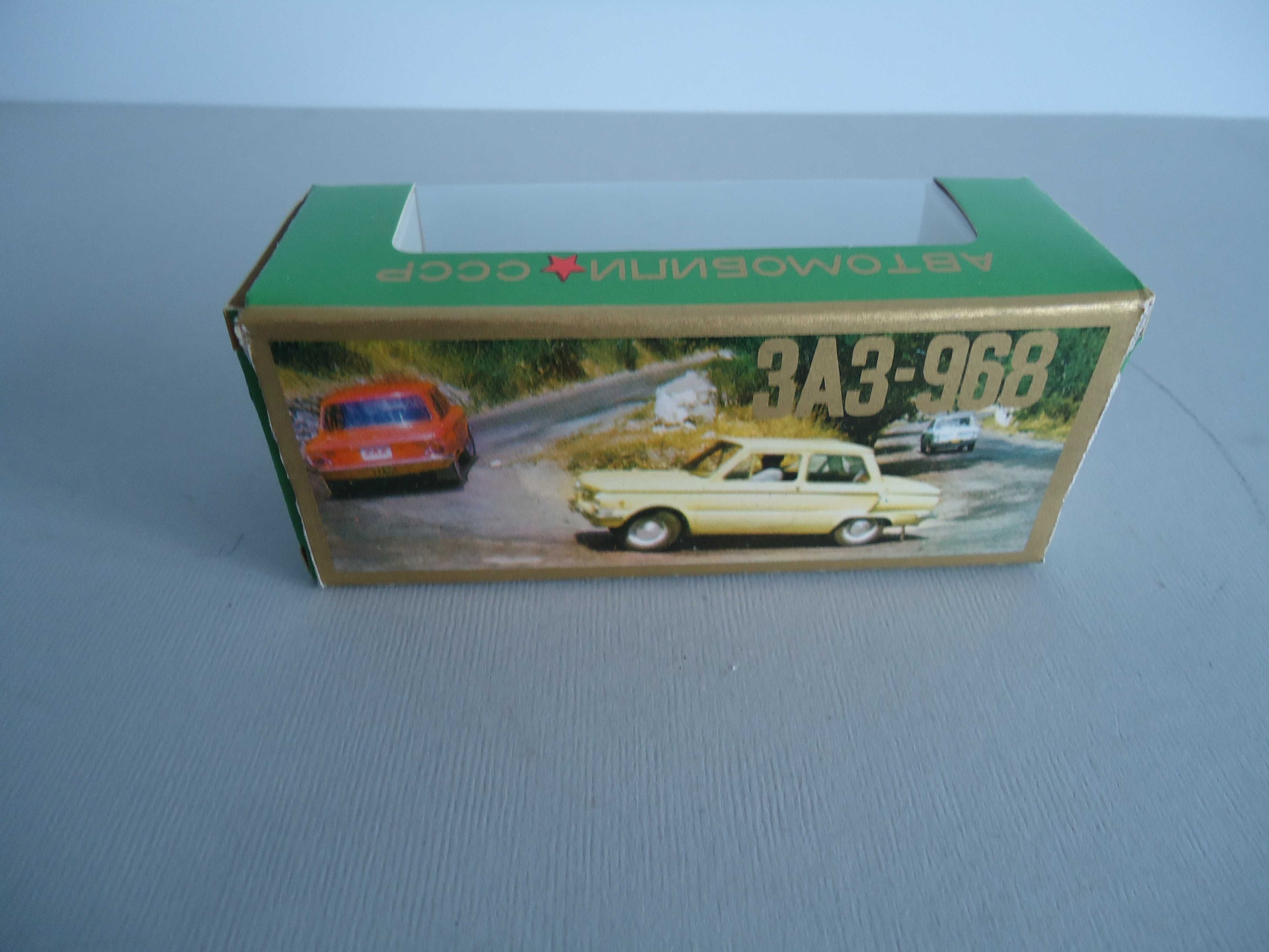 Коробка 1:43 модель СССР ЗАЗ Запорожец, ШТАМП 1978г