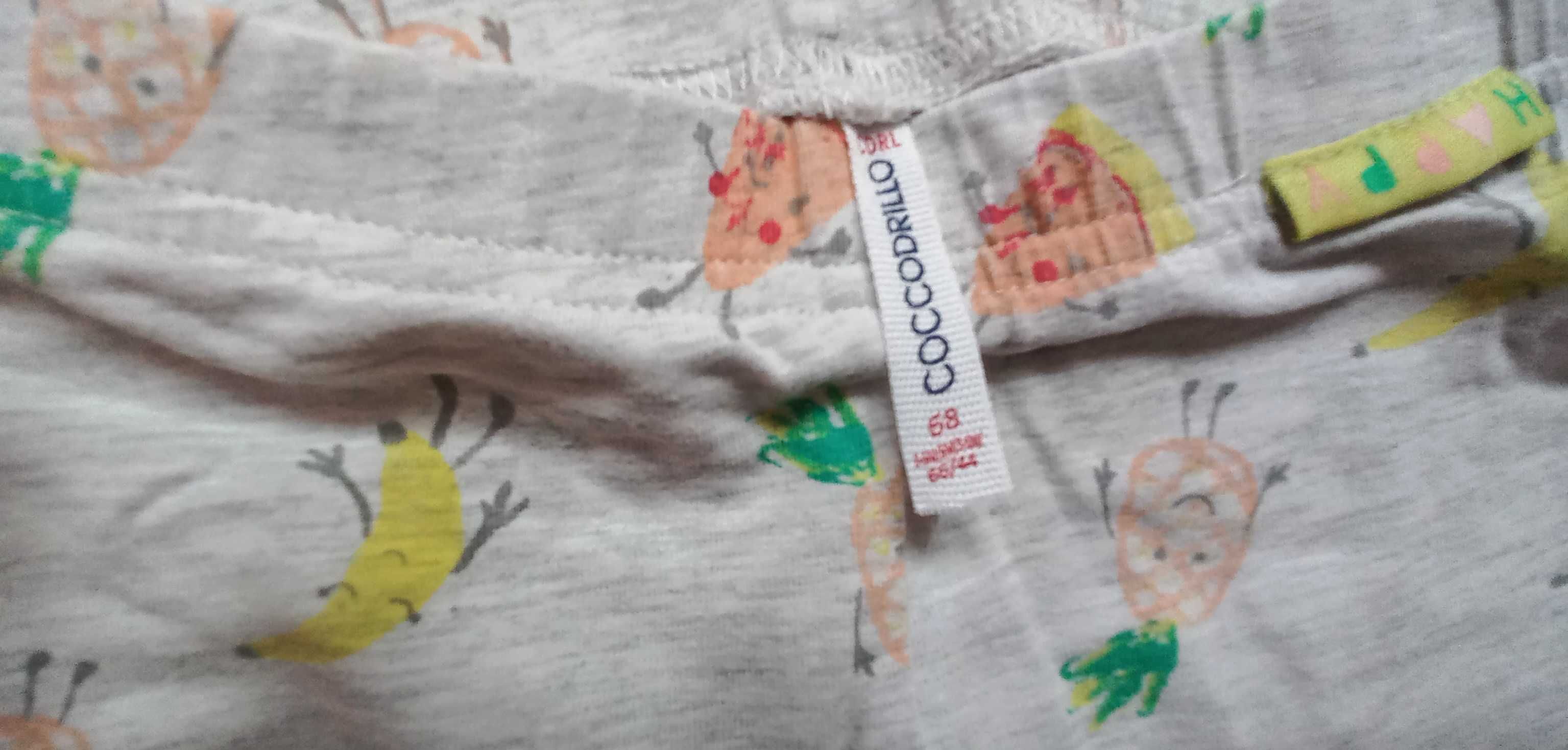 Zestaw: body + leginsy Coccodrillo  68