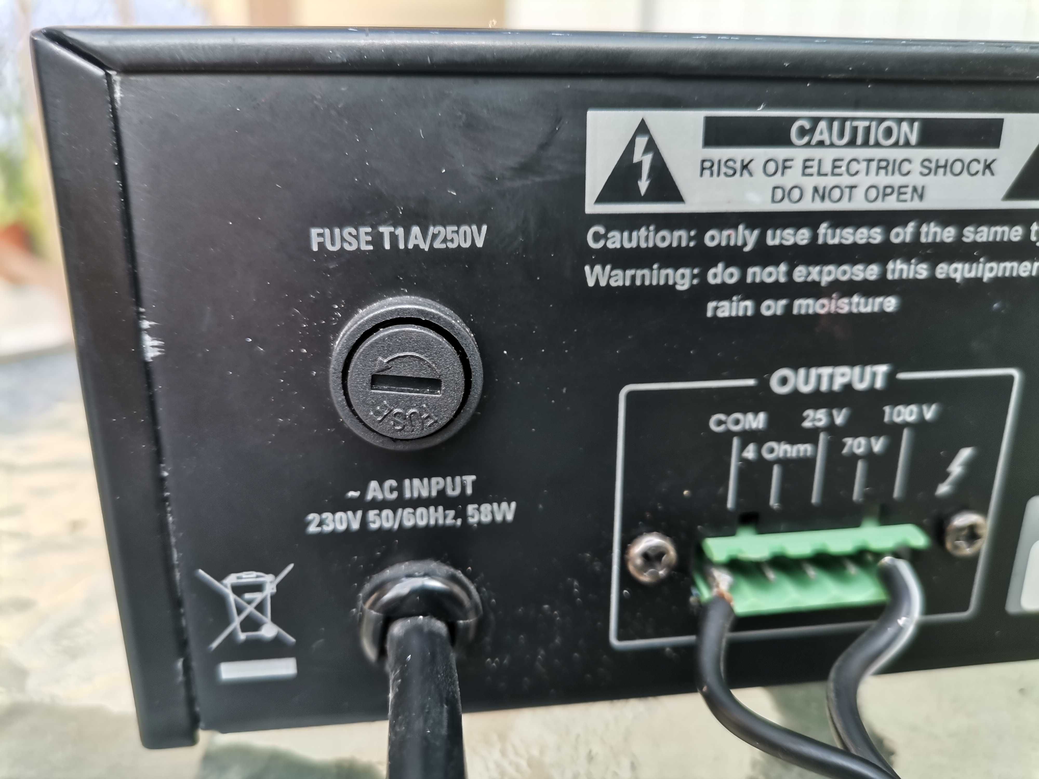 Amplificador Audac Com 6