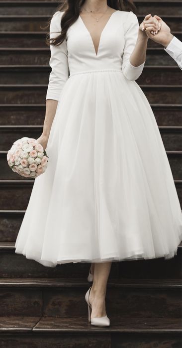 Свадебное платье XS/S, платье для камерной свадьбы