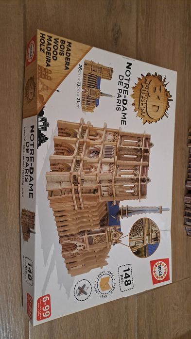 Puzzle madeira 3D Notre-Dame Paris
