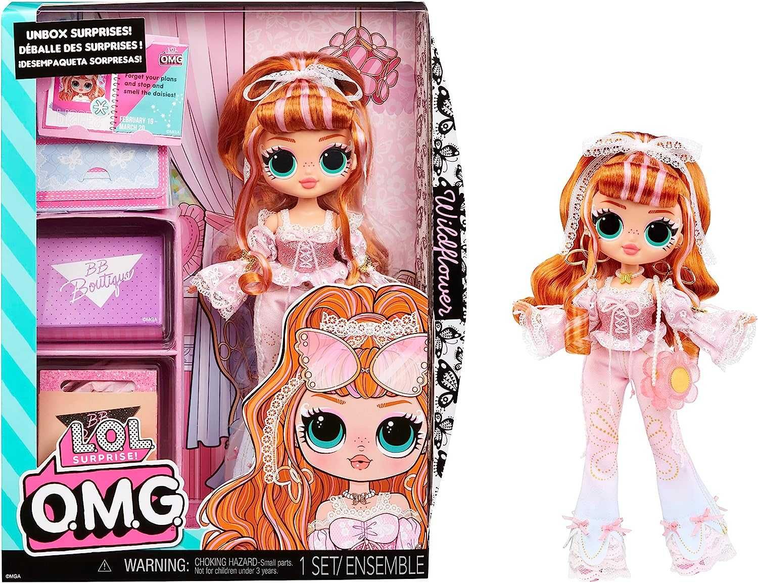 Лялька ЛОЛ ОМГ Леді Квітка LOL Surprise OMG Wildflower Fashion Doll