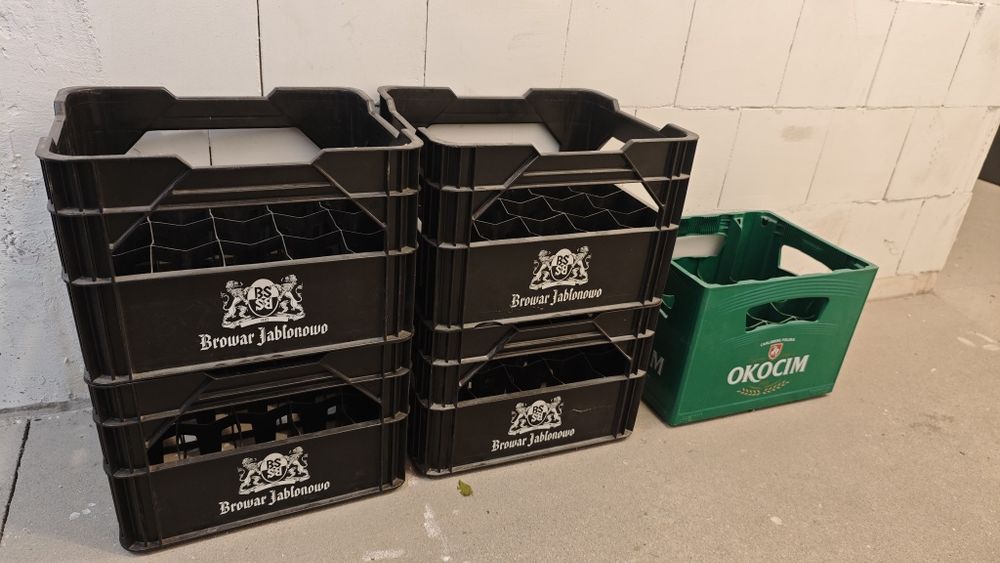 Skrzynka na piwo, butelki, transporter