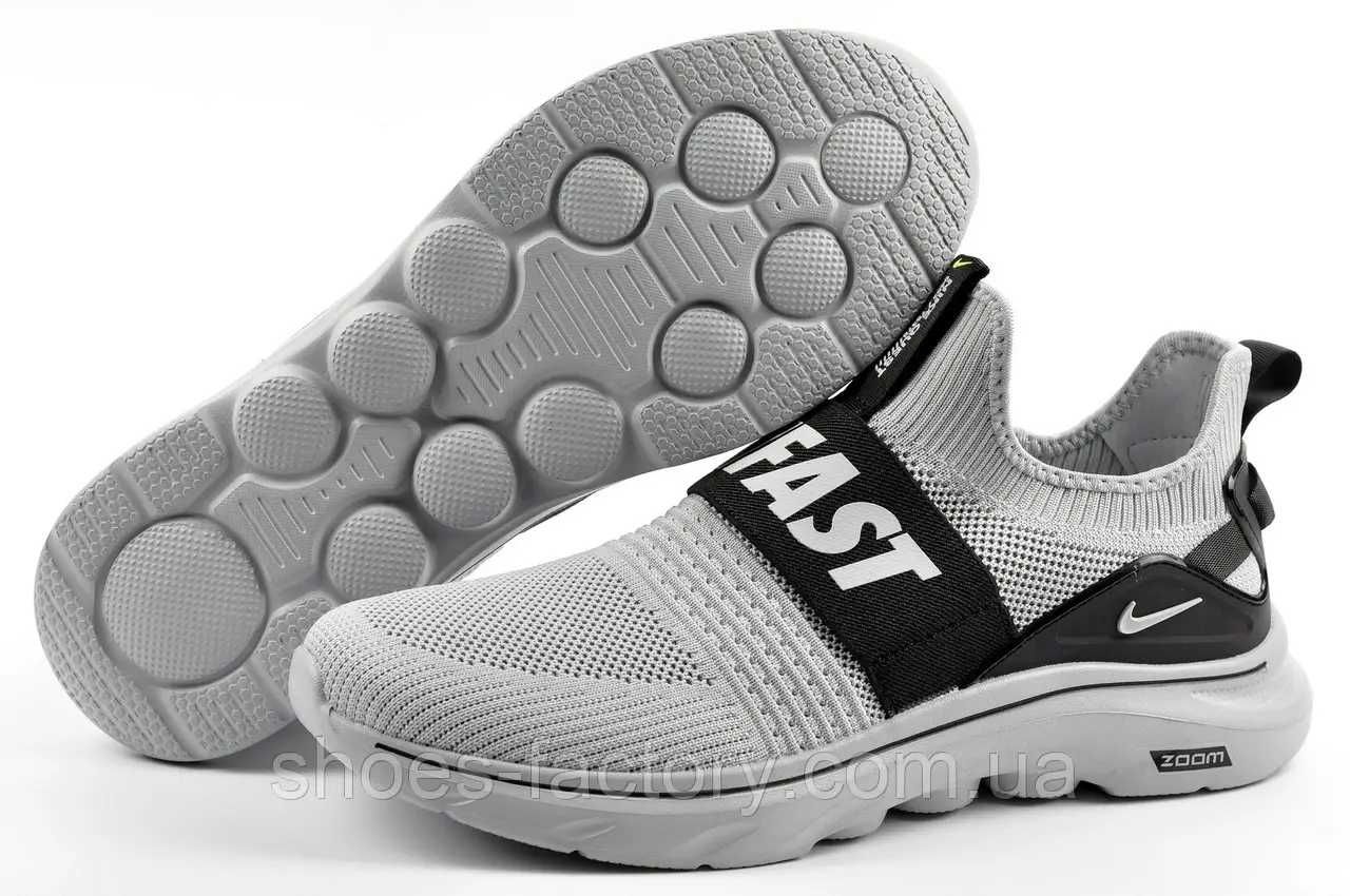 Сліпони чоловічі Nike Free Run без шнурків код 94694
