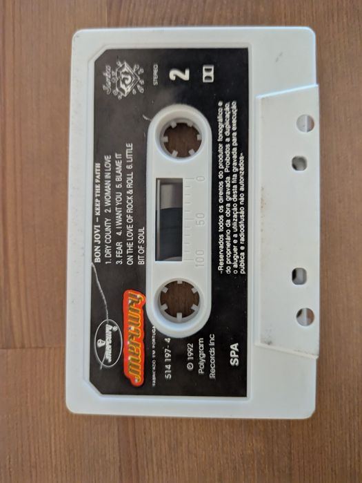K7 | Cassete - BoN Jovi "Keep the Faith " 1992