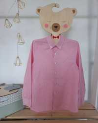 Koszula w różową kratkę