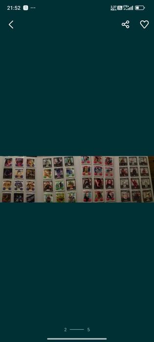 Album wraz z pełną kolekcja kart 48 sztuk Star Wars kaufland