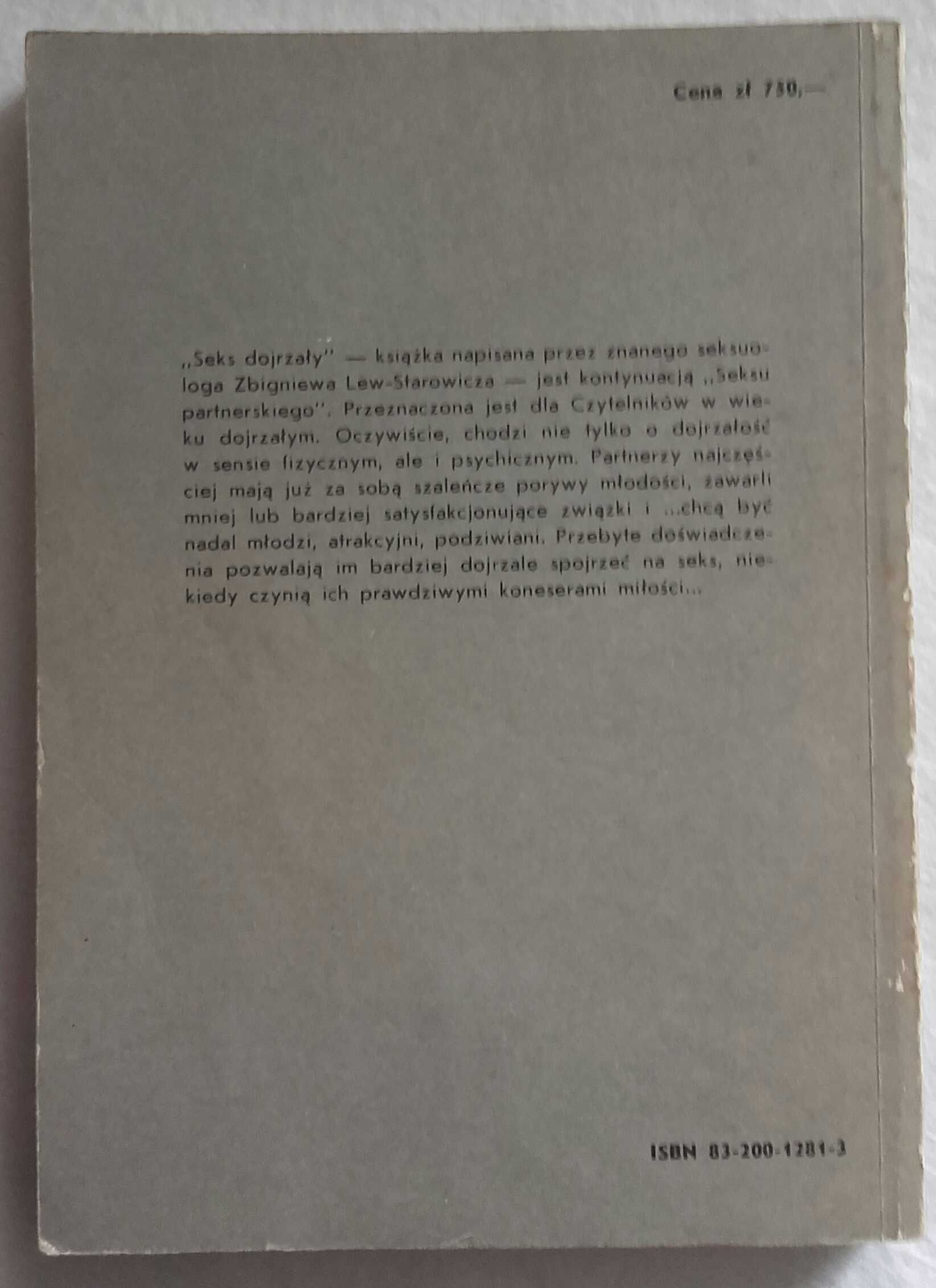Seks Dojrzały, Zbigniew Lew-Starowicz 1988 r.