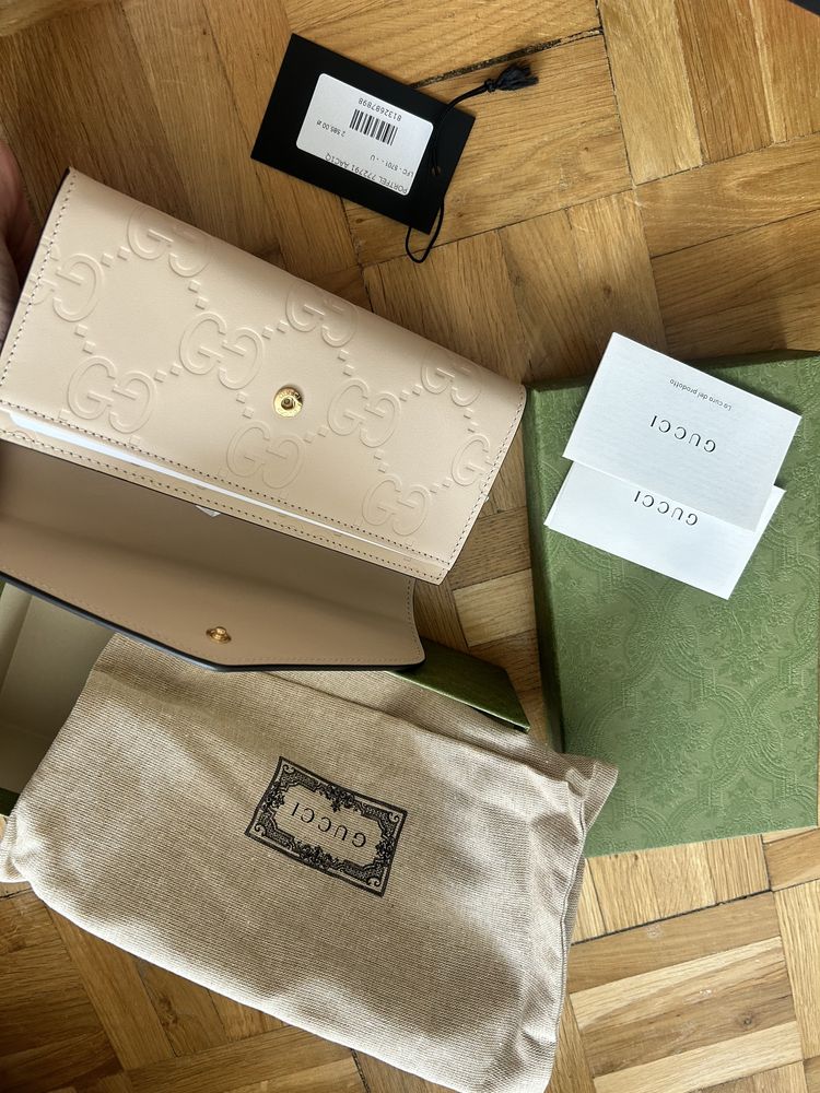 Torebka  kopertowka Gucci łańcuszek