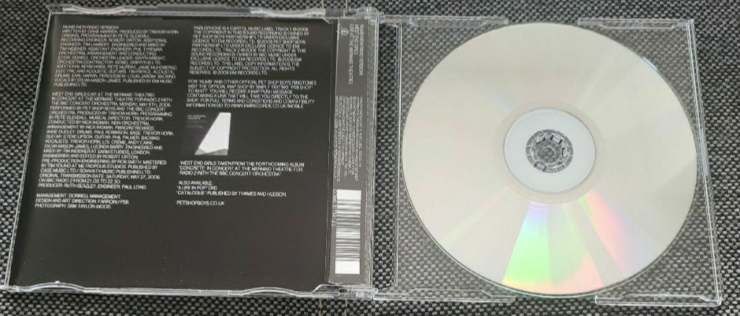Pet Shop Boys Numb CD Single