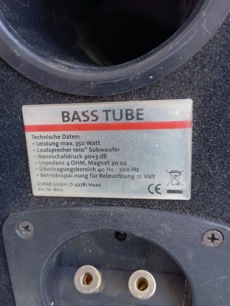 Сабвуфер bass tube