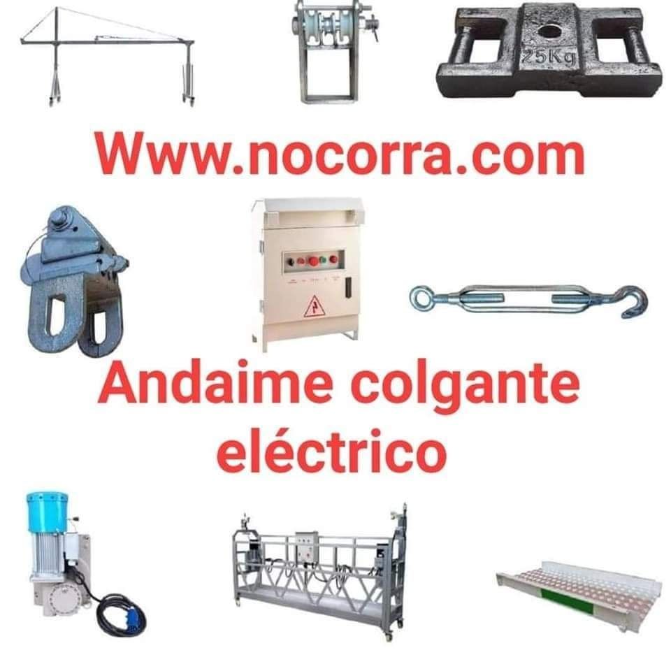 Andaime colgante eléctrico