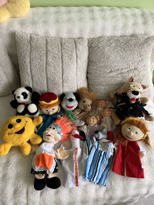 Pacynki na rękę komplet albo pojedynczo