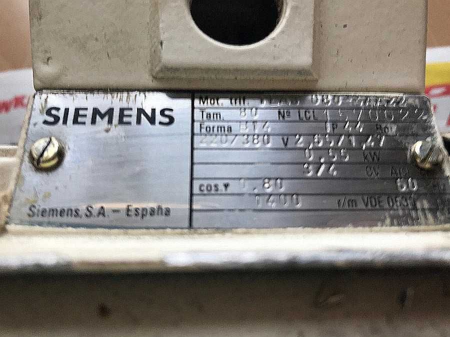 SILNIK ELEKTRYCZNY SIEMENS z Przedłużanym wałkiem. 100% sprawny Łódź