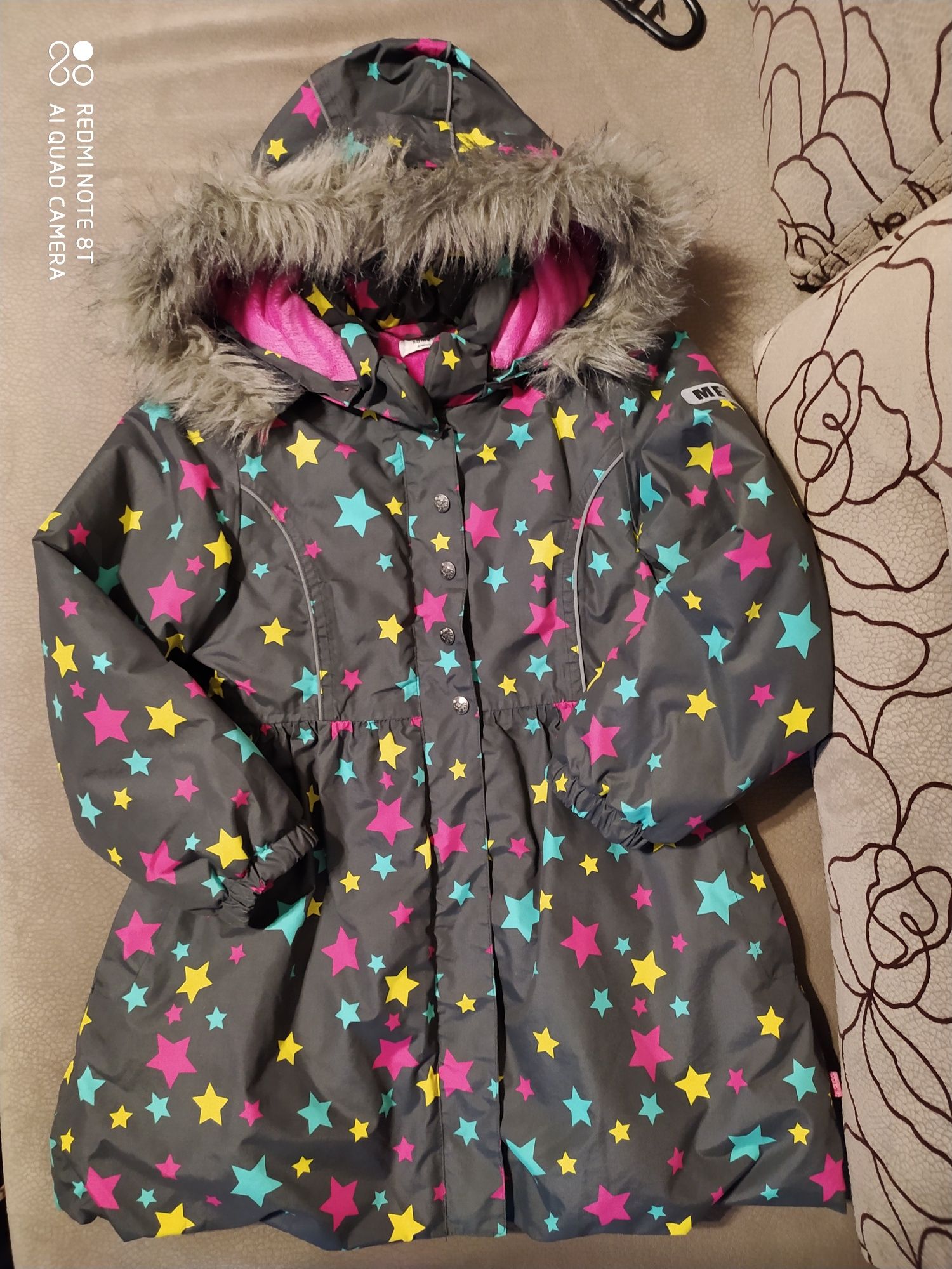 Демосезонна куртка для дівчинки 5-6-7 років