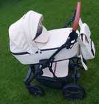 Продам дитячий візок Baby Pram 2в1, еко шкіра, в повній комплектації.