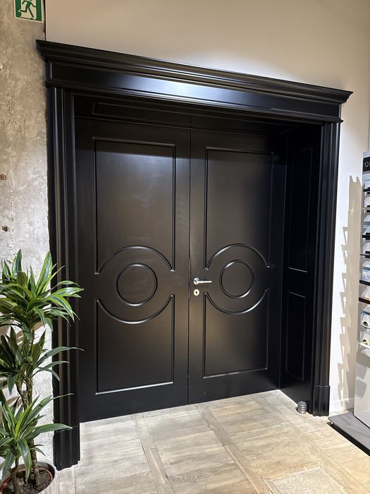 Drzwi 2 skrzydłowe lakierowane