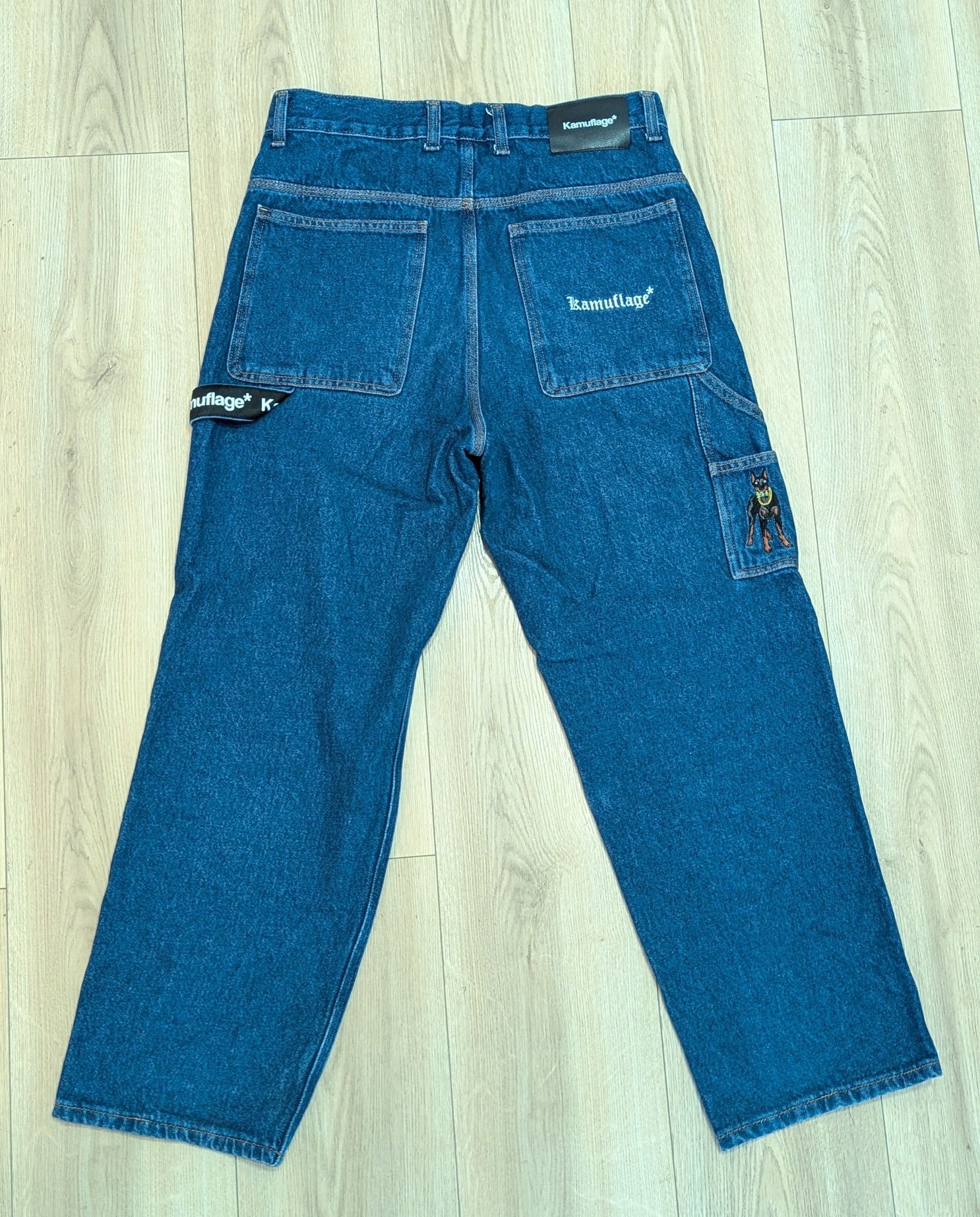 Spodnie Kamuflage DOBER$$$ Workpants Dark Blue