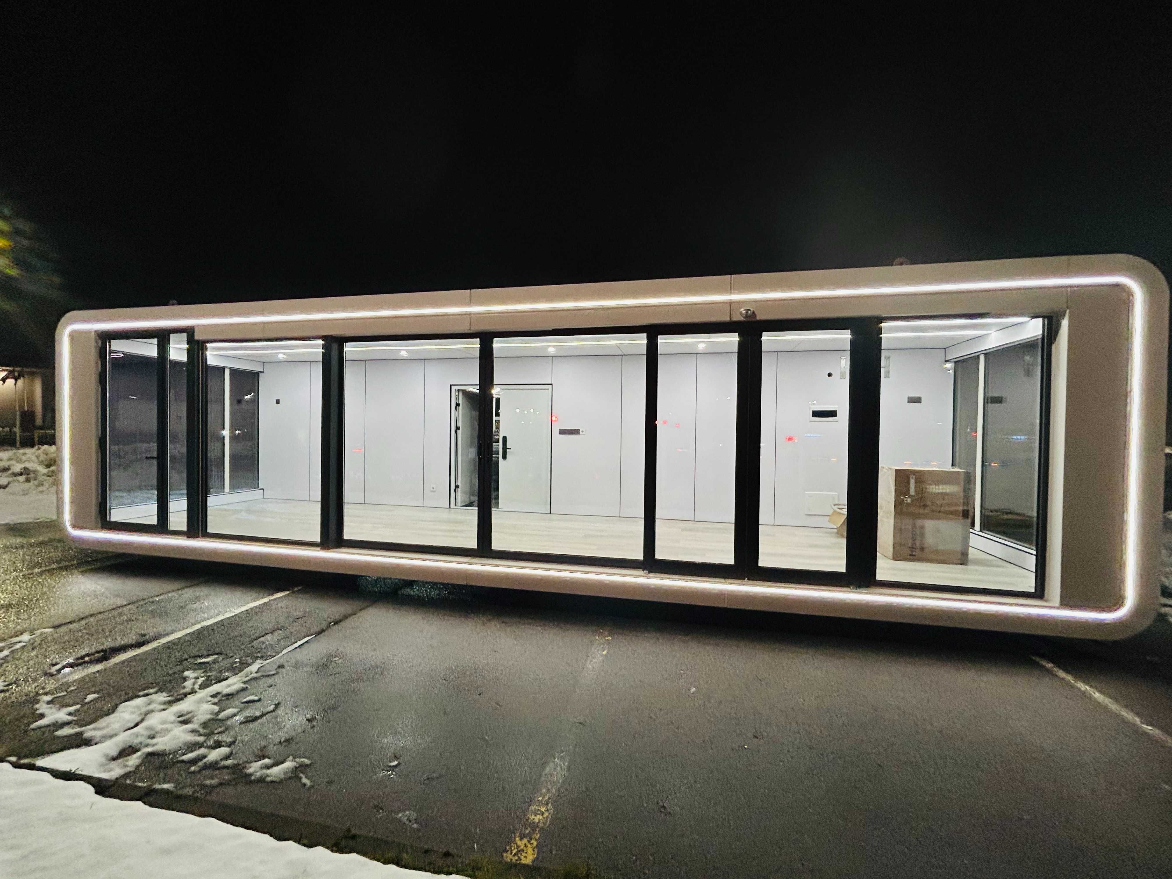 Pawilon handlowy, nowy z klimatyzacją i automatycznymi drzwiami
