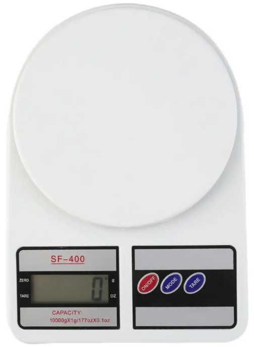 Электронные кухонные весы с дисплеем на 10 кг + Батарейки
