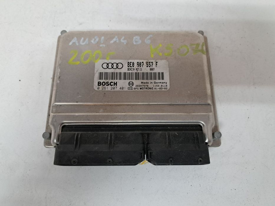AUDI A4 B6 STEROWNIK KOMPUTER SILNIKA 8E0907557F