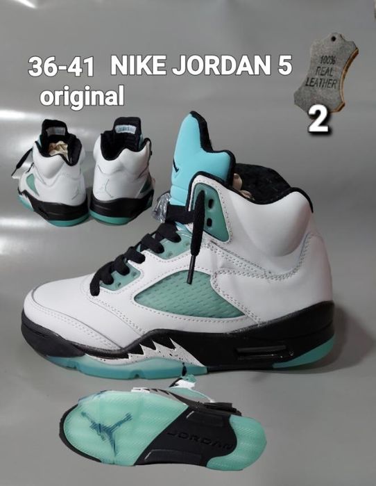 Кросівки Nike Air Jordan  5 Jordan 6 фото ріні кольори 36-41