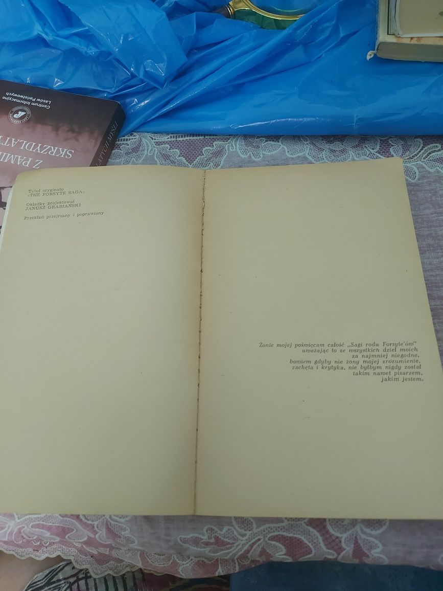 Książka Saga rodu Forsyteów Posiadacz  1972rok