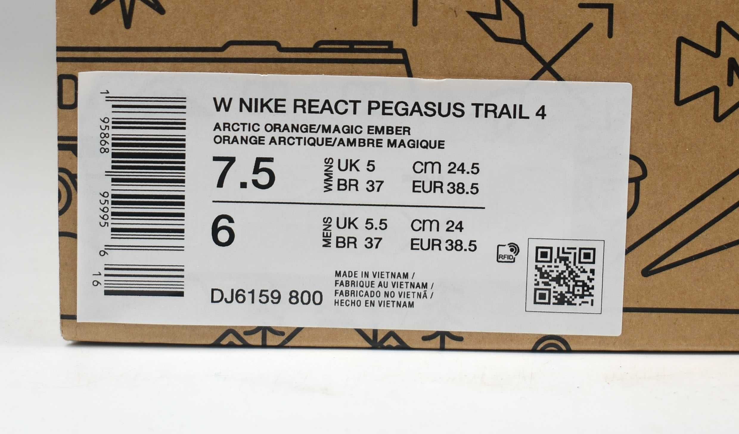 Nike React Pegasus Trail 4 dj6159 roz. 38,5