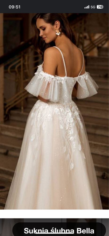 Suknia ślubna Bella ivory