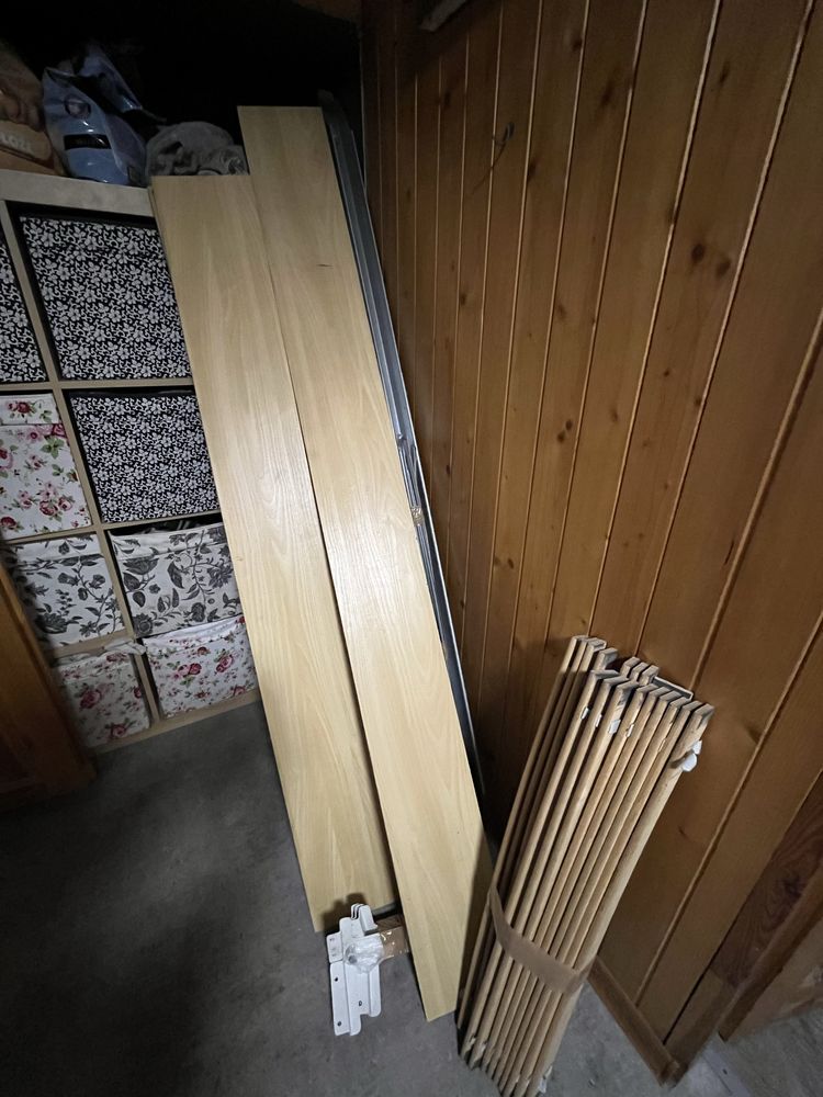 Łóżko Ikea komplet 160x200 rama Engan Sultan Luroy