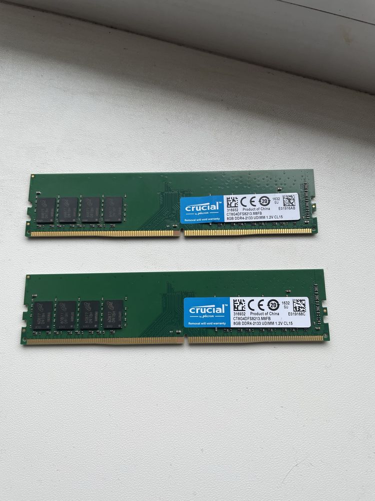 Оперативная пам’ять DDR4 16GB 2х8