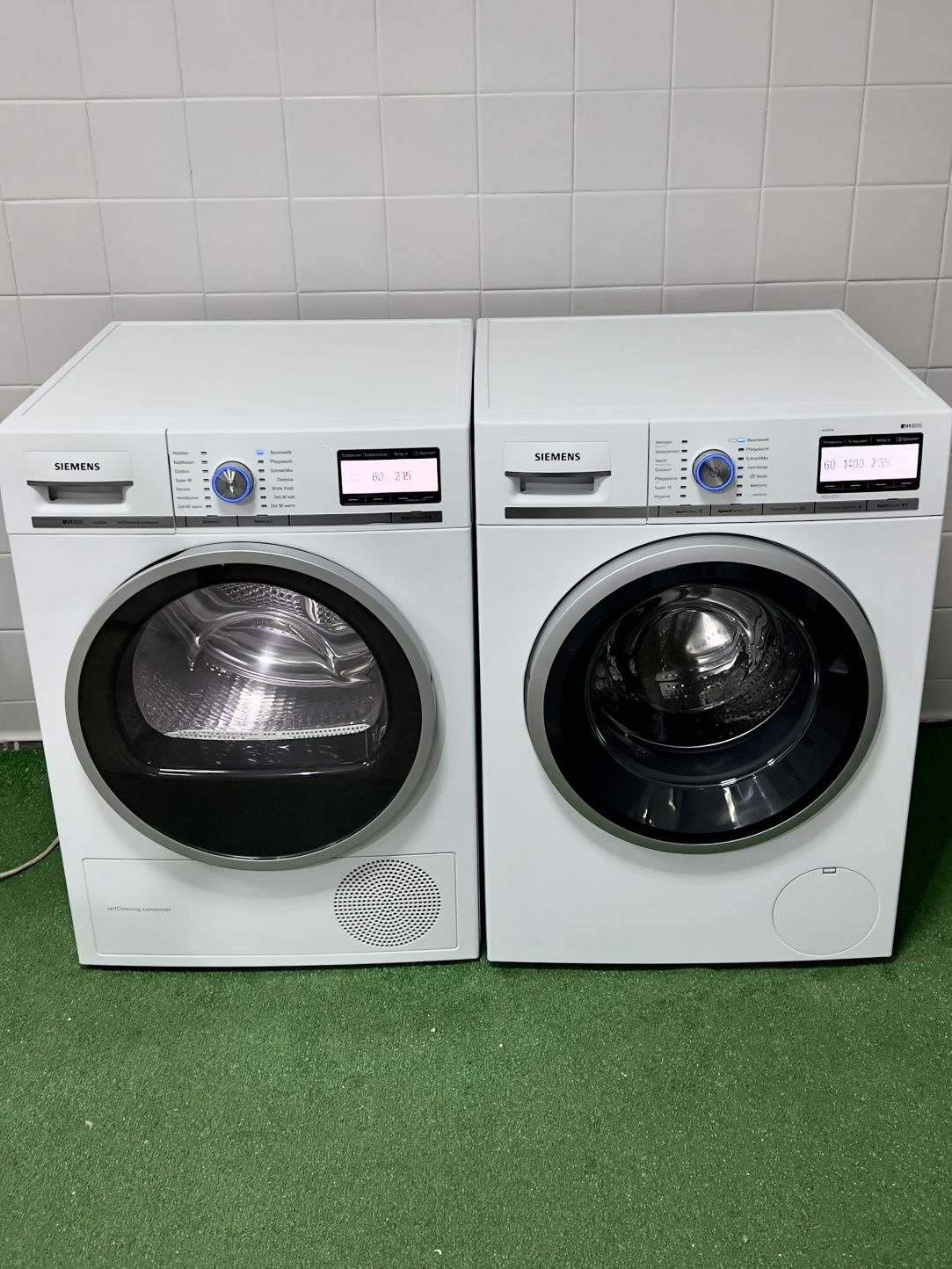Комплект пральної та сушильної машини Siemens iQ800