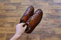 Gallus мужские туфли с натуральной кожи перфорированные мокасины