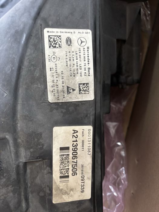 2 oticas mercedes E coupé w238