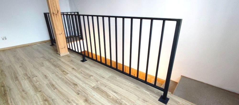 Balustrada wewnętrzna, zewnętrzna loft